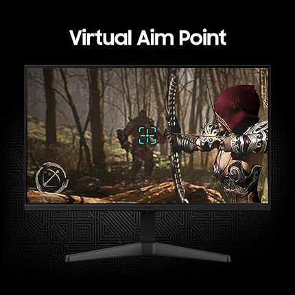 Samsung 27" Odyssey G5 Fast IPS Gaming Monitor|QHD 2560 x 1440|200 Hz|1ms|300nits|HDR10|FreeSync Premium|Ports-DP,2 HDMI,Headphone|Wall Mountable|LS27FG530EWXXL|Black