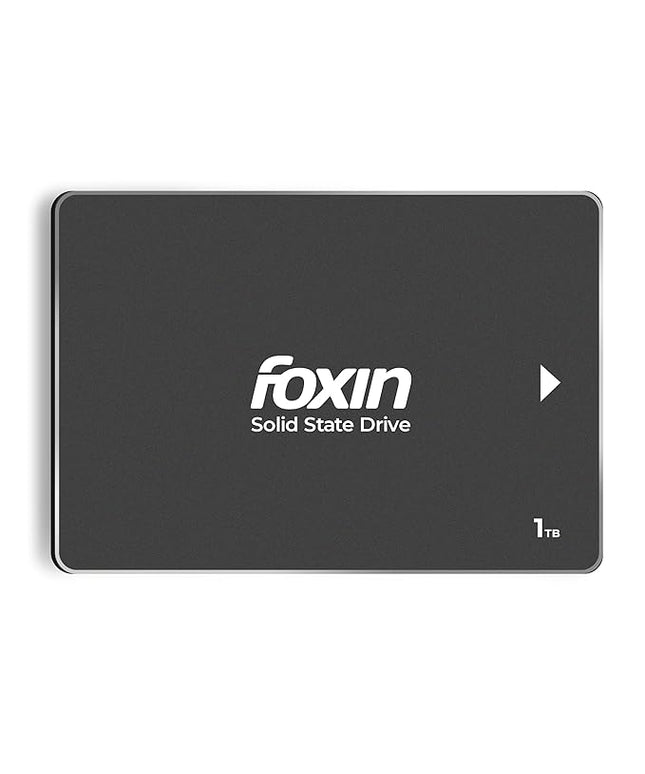 Foxin 1TB PRO SSD | Internal Solid State Drive | 3D NAND Technology & 2.5 Inch SATA III 6GB/S | Read/Write Speed Upto - 550/500 MB/s | Compatible with PC/Desktop/Computer/NVR/DVR | 5 Yrs Warranty