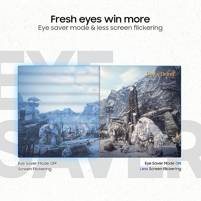 Samsung 24" (60cm) Odyssey G3 Gaming Monitor|FHD 1920 X 1080|180Hz|1ms(MPRT)|AMD Freesync|Ports-DP,HDMI|DP Cable|16.7 Million Colors|Height-Tilt-Pivot Adjustable Stand|Bezeless|LS24DG300EWXXL|Black