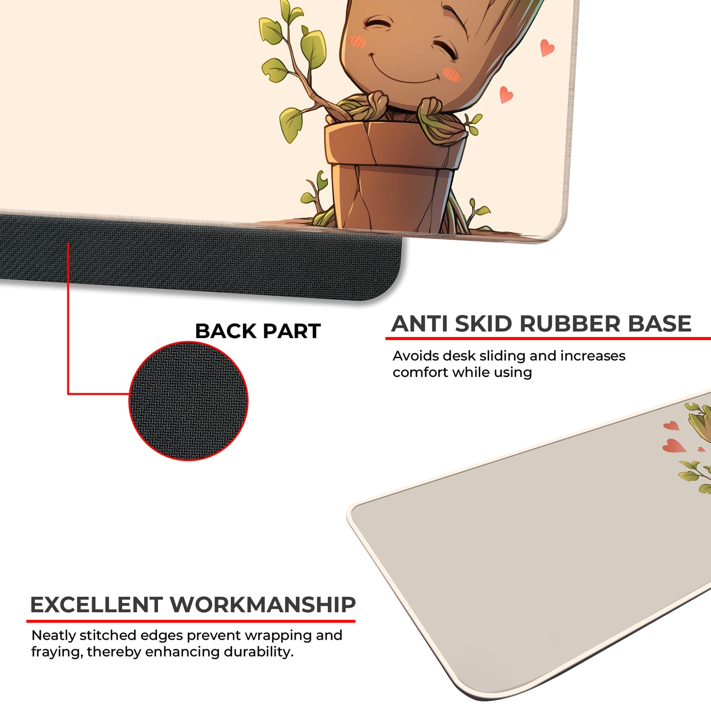 Cute Groot – XXL Mousepad