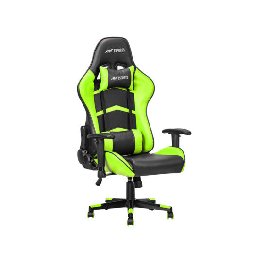 Ant ESports 9077 Ergonomic Gaming Chair - Black-Green