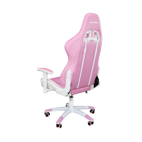 Ant ESports 9077 Ergonomic Gaming Chair - White-Pink