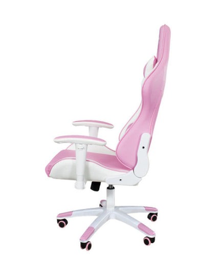 Ant ESports 9077 Ergonomic Gaming Chair - White-Pink