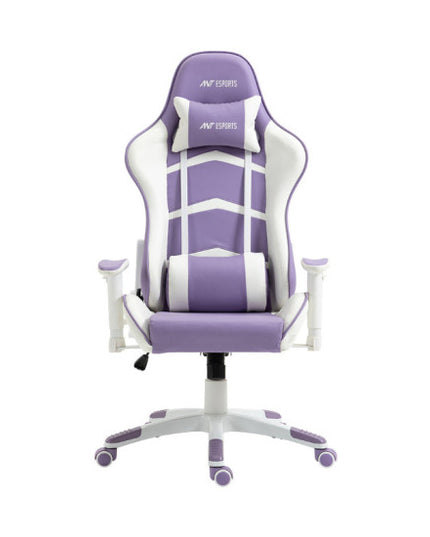 Ant ESports 9077 Ergonomic Gaming Chair - White-Purple