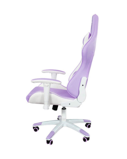 Ant ESports 9077 Ergonomic Gaming Chair - White-Purple