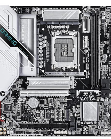 GIGABYTE B860M Gaming WIFI6 Micro-ATX Motherboard – LGA1851, DDR5 9066(OC), PCIe 5.0, .5GbE LAN, Wi-Fi 6, Bluetooth 5.3