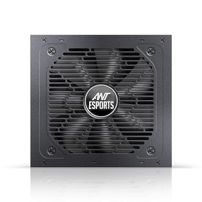 Ant Esports FP550B 80 Plus Bronze Certified Non Modular Gaming Power Supply/PSU with Active PFC, Flat Black Cables and Silent Fan