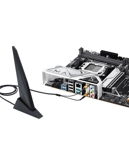 ASUS B650M-AYW WiFi AMD B650 Micro-ATX Motherboard with DDR5, PCIe 5.0 M.2 Support, HDMI, Realtek 2.5Gb Ethernet, Wi-Fi 6, Rear USB 10Gbps Ports, Front USB 5Gbps Type-C, SATA 6 Gbps