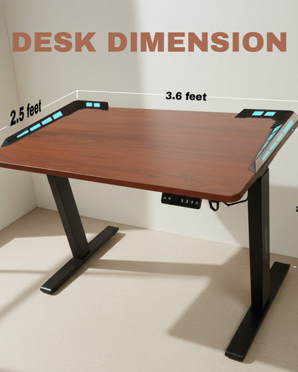Cyberwolf Hydraulic Gaming Table Regular WOOD RGB