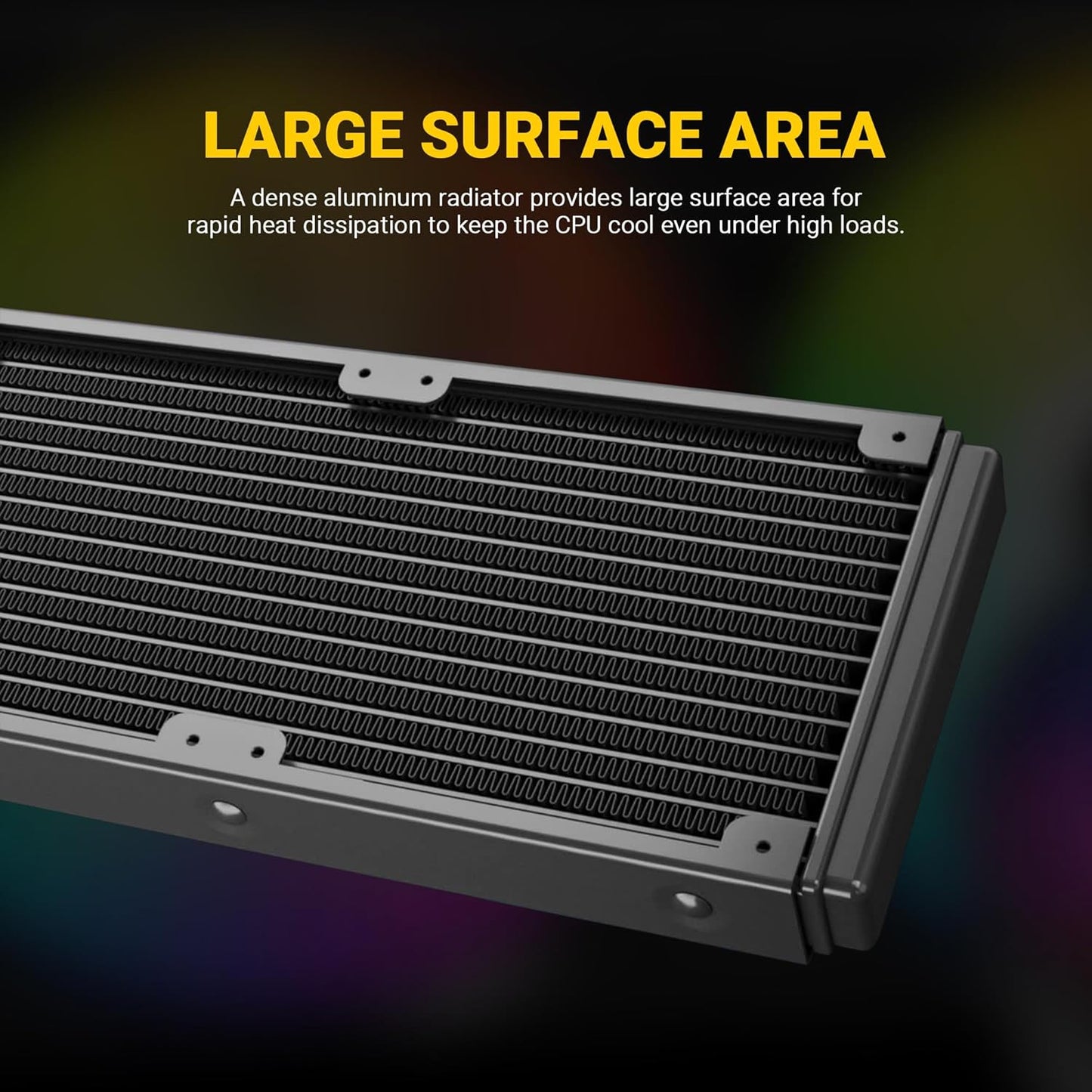 Ant Esports ICE-240 240mm Addressable RGB 2600RPM AIO I CPU Liquid Cooler - Black I Support Intel - LGA115X/1200/1700/1366/2011/2066 , AMD - FM1/FM2/AM2//AM2+/AM3/AM3+/AM4/AM5