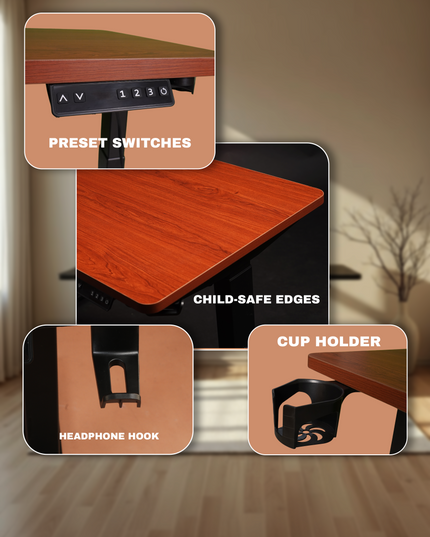 Cyberwolf Hydraulic Gaming Table Regular WOOD RGB