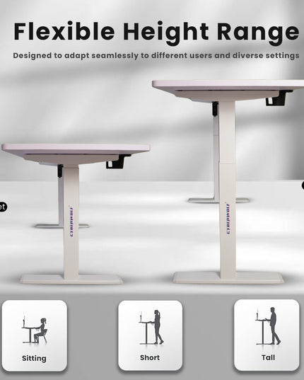 Cyberwolf Hydraulic Gaming Table Regular White