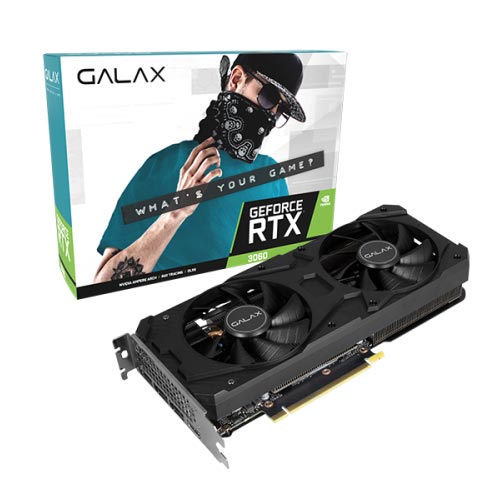 GALAX GeForce RTX 3060 (1-Click OC) 12GB GDDR6 LHR Graphic Card 36NOL7MD1VOC