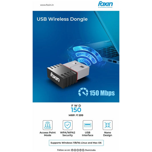 FOXIN WIFI ADAPTER 150 MBPS