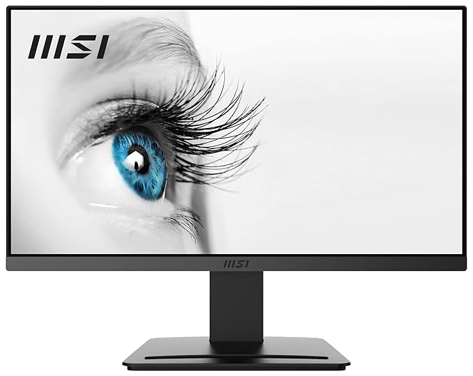 MSI PRO MP223 21.45 Inch Full HD Office LCD Monitor - 1920 X 1080, 100 Hz, Eye-Friendly Screen, VESA Mountable, Display Kit Support, Tilt-Adjustable - HDMI 1.4b, D-Sub (VGA)