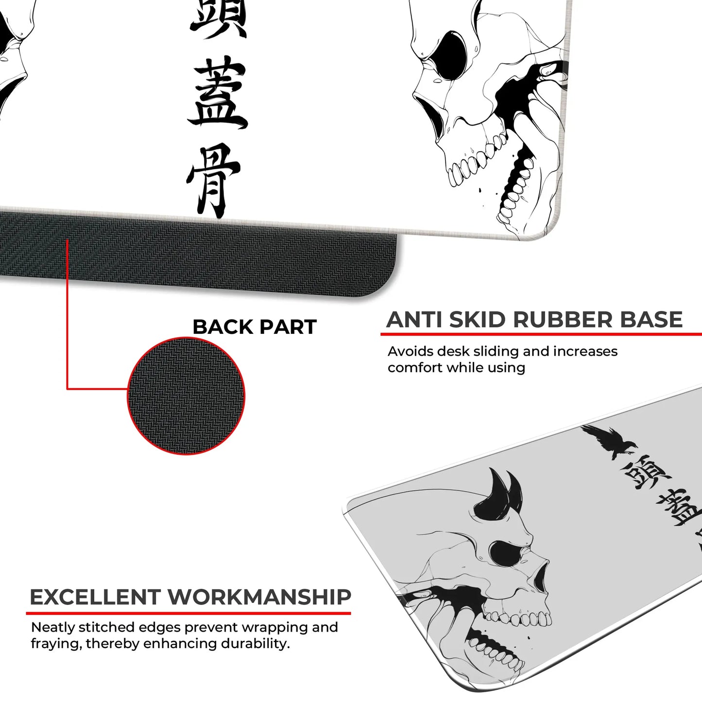 Devil or Angel – White – XXL Mousepad