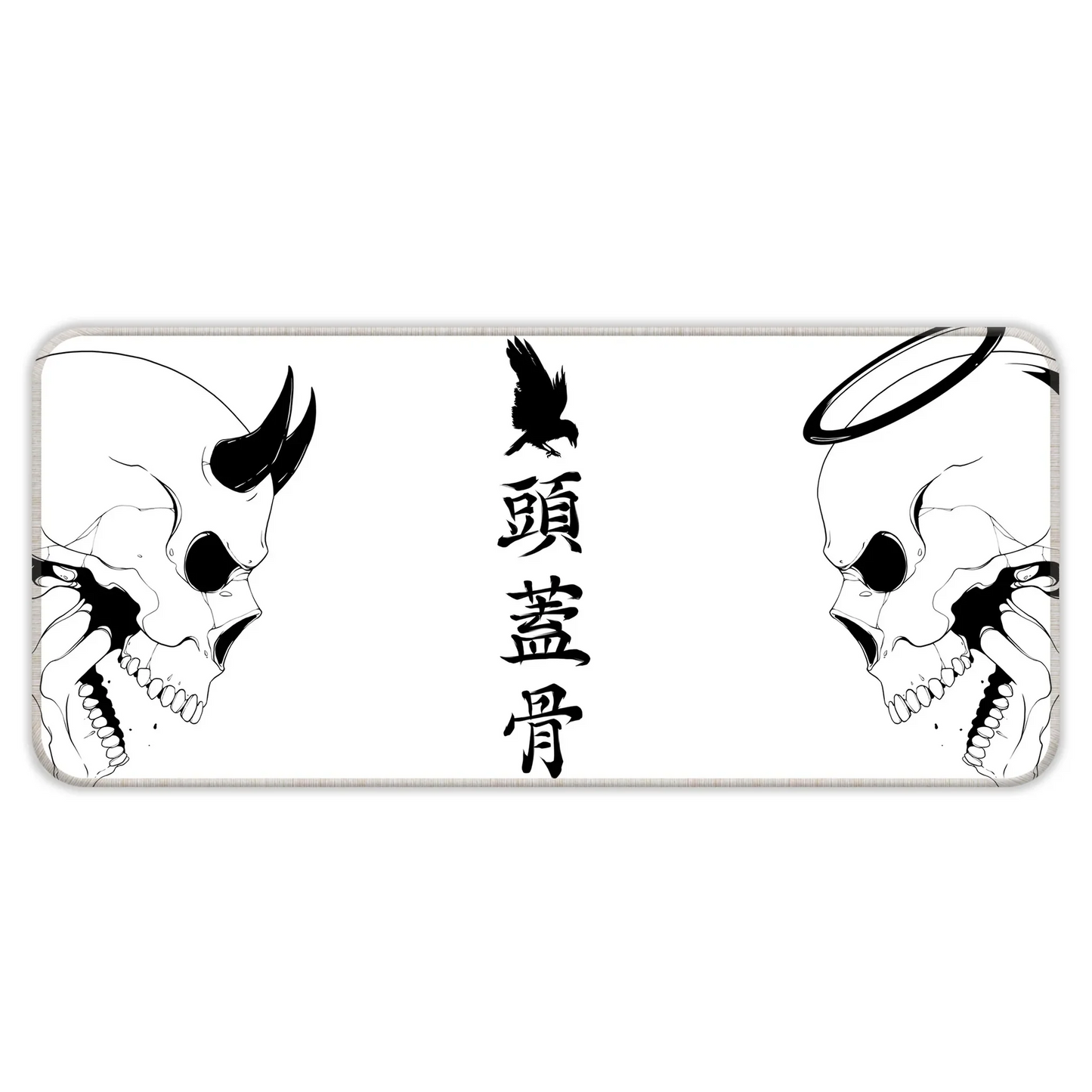 Devil or Angel – White – XXL Mousepad