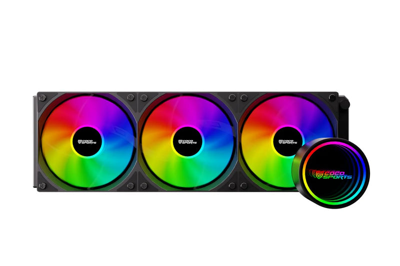 FREEZE 360 ARGB 360mm AIO Liquid CPU Cooler black