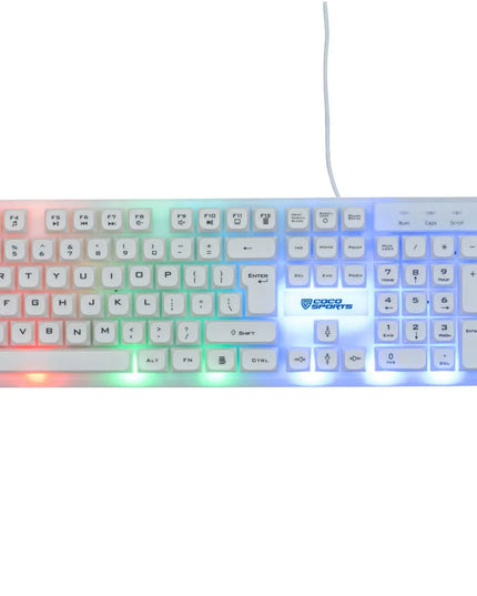 CLASH- K36+GM36 Wired Keyboard & Mouse Combo COCONUT WHITE