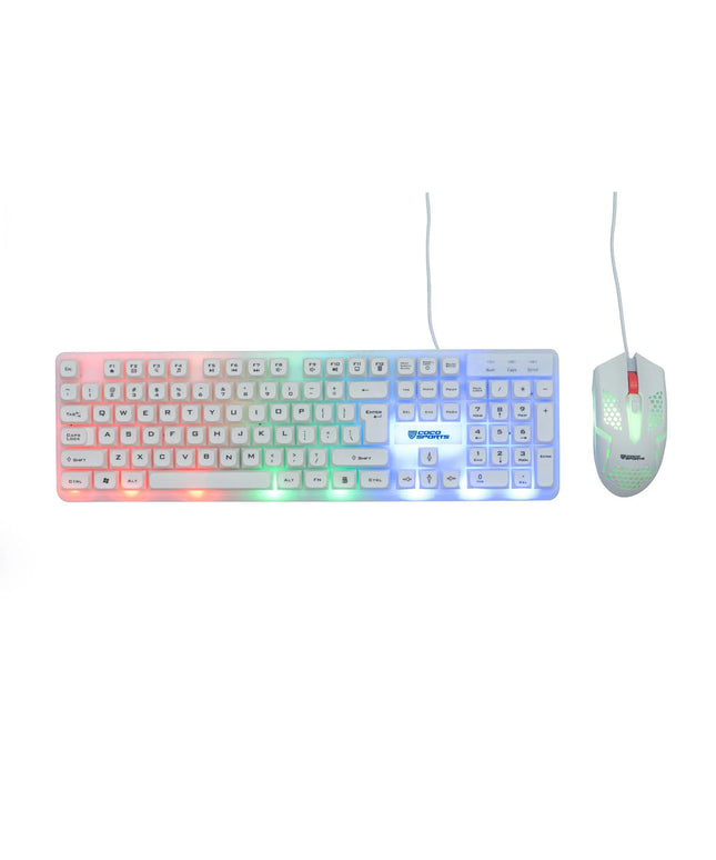 CLASH- K36+GM36 Wired Keyboard & Mouse Combo COCONUT WHITE