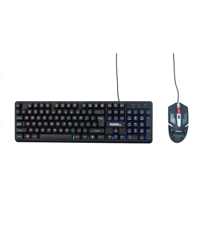 PULSE - K35+GM35 Wired Keyboard & Mouse Combo BLACK COCONUT