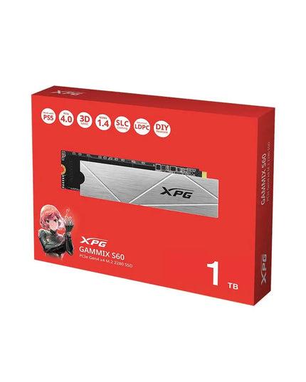 Xpg Gammix S60 1Tb PCIe Gen4 x4 M.2 2280 Internal Ssd