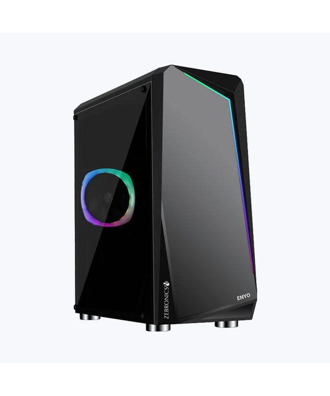 ZEBRONICS Zeb- Enyo Gaming Chassis Cabinet with USB 2.0 and USB 3.0 Ports Compatible with Gaming Console