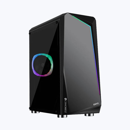 ZEBRONICS Zeb- Enyo Gaming Chassis Cabinet with USB 2.0 and USB 3.0 Ports Compatible with Gaming Console
