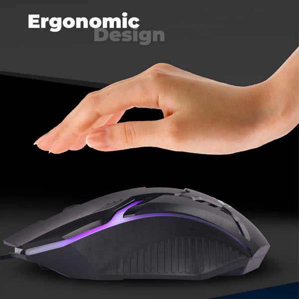 ZEBRONICS ZEB-SCORPIO Wired Ambidextrous Optical Gaming Mouse  (USB 2.0, USB 3.0, Black)