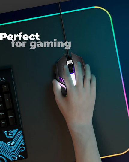 ZEBRONICS ZEB-SCORPIO Wired Ambidextrous Optical Gaming Mouse  (USB 2.0, USB 3.0, Black) FREE LOTTERY TICKET WITH EVERY PURCHASE