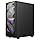 Antec Polycarbonate AX83 RGB Elite Mid-Tower Computer Case/Gaming Cabinet - Black | Support ATX, M-ATX, ITX | Pre- Installed 3 x 120mm Front and 1 x 120mm Rear Rainbow Fans