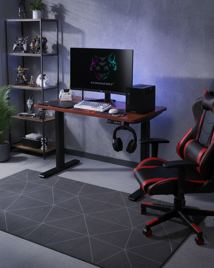Cyberwolf Hydraulic Gaming Table Regular WOOD