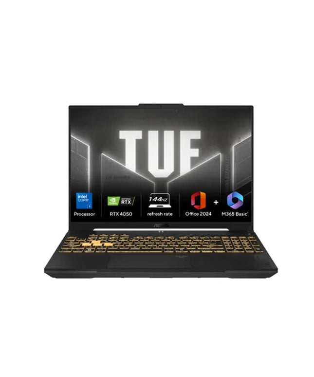 ASUS TUF Gaming F16, Gaming Laptop, Intel Core 5 210H, RTX 4050 GPU (16GB/512GB/40.64 cms (16) FHD+/Windows 11 Home) FX677VU-RL055WS