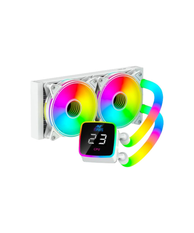 Ant Esports ICE-Glow 240 ARGB CPU Liquid Cooler - White