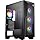 MAG Forge 130A Airflow - Mid-Tower PC Case - High Airflow, ATX Capacity, 240 mm Radiator, Four Pre-Installed Auto-RGB Fans, Tempered Glass Side Panel - Black