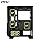 MAG Forge 130A Airflow - Mid-Tower PC Case - High Airflow, ATX Capacity, 240 mm Radiator, Four Pre-Installed Auto-RGB Fans, Tempered Glass Side Panel - Black