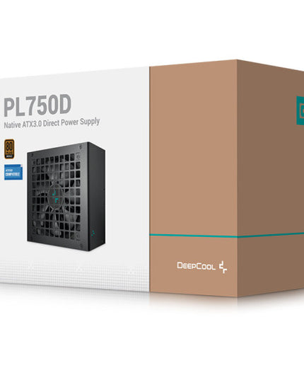 Deepcool PL750D 750 Watt 80 Plus Bronze ATX 3.0 Power Supply