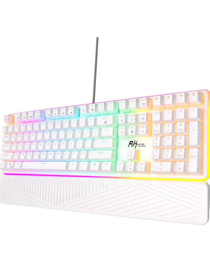 Royal Kludge RK918 Blue Switch Wired Mechanical Gaming Keyboard - White