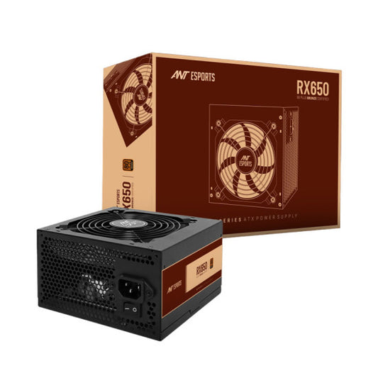 Ant Esports RX650 650W 80 Plus Bronze Power Supply