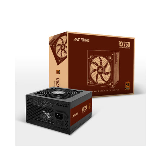Ant Esports RX750 - 80 Plus Bronze Certified 750 Watt Non-Modular Power Supply