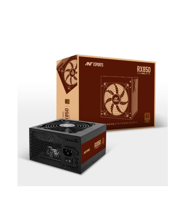 nt Esports RX850 - 80 Plus Bronze Certified 850 Watt Non-Modular Power Supply