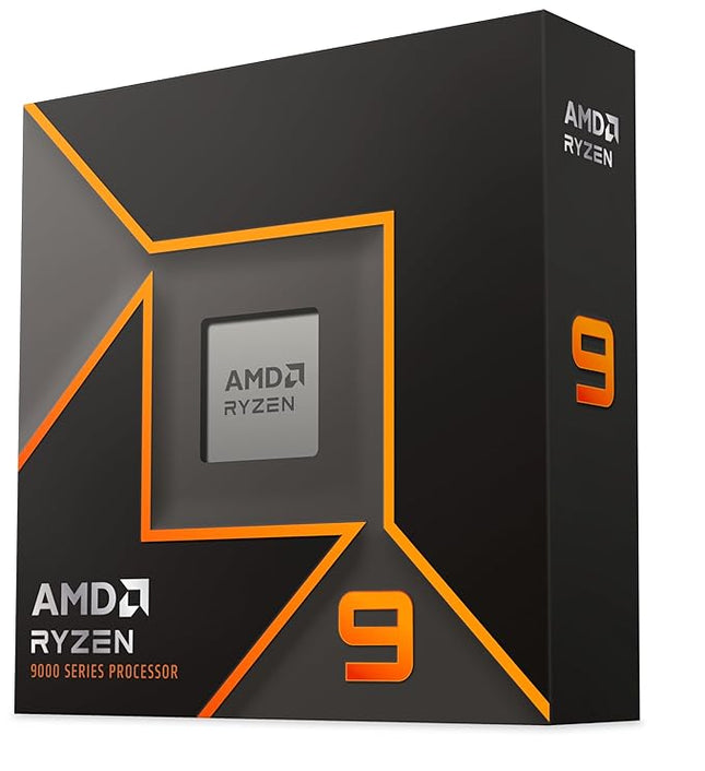 AMD Ryzen 9 9900X Desktop Processor Zen 5 Architecture with Integrated Radeon Graphics, 12 cores 24 Threads 64 MB Cache, Base Clock 4.4GHz Upto 5.6GHz AM5 Socket, System Memory DDR5-100-100000662WOF