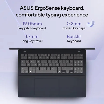ASUS Vivobook 16, AI Powered Laptop, Snapdragon X X1 26 100 (16GB/512GB/Qualcomm Adreno GPU/40.64 cms (16) WUXGA/Windows 11 Home/Office Home 2024 + M365 Basic (1 Year Validity)*) X1607QA-MB049WS